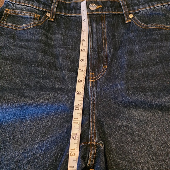 Free Assembly Womens High Rise Wide Leg Jeans Dark Wash Denim Size 8 NWT - Picture 12 of 12